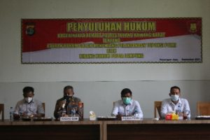 Bidgakkum Polda Lampung Beri Penyulujan Bintara Muda Polres Tulang Bawang Barat