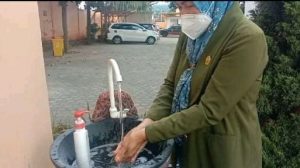 HAKLI Lampung Sosialisasikan Cuci Tangan Pakai Sabun & Masker Sekali Pakai