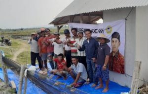 Ali Imron Reses ke Petambak Udang Labuhan Maringgai