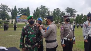 Kapolres Lampung Utara Pimpin Apel Gelar Pasukan Ops Zebra Krakatau 2021