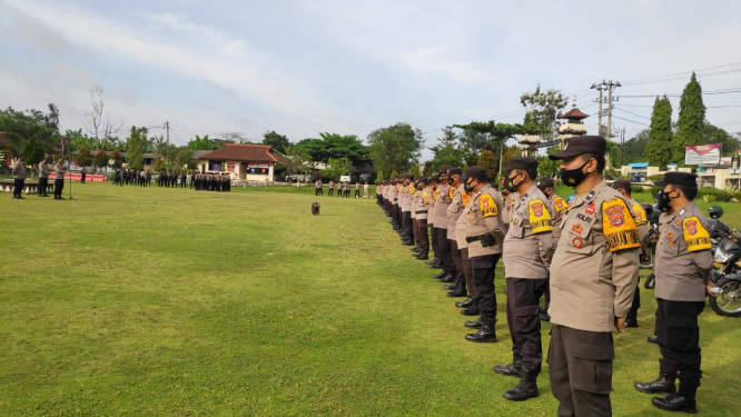 Waka Polres Lampung Utara Pimpin Apel Bhabinkamtibmas