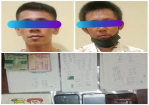 Polsek Kota Agung Amankan Dua Penjudi Togel