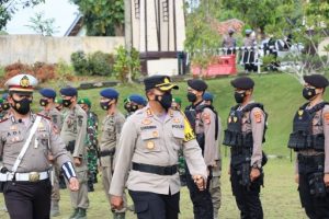 Polres Lampung Utara Gelar Pasukan Operasi Keselamatan Krakatau 2022