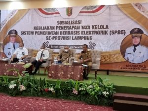 Pemprov Lampung Selenggarakan Sosialisasi Kebijakan Tata Kelola SPBE Se- Lampung