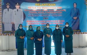 Sri Nilawati Lantik 5 Ketua PKK Kecamatan di Tanggamus