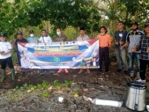 Aksi Tanam Mangrove HNSI Kota dan Nelayan Bandar Lampung
