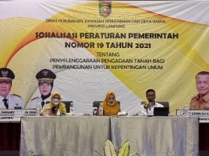 Dinas Perumahan, Kawasan Pemukiman dan Cipta Karya Provinsi Lampung Sosialisasi PP Nomor 19 Tahun 2021