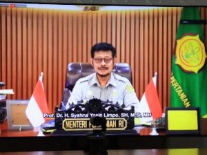 Pemprov Lampung Ikuti Sosialisasi Peraturan Presiden 35/2022 Tentang Penguatan Fungsi Penyuluh Pertanian