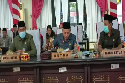 DPRD Lamy Selatan Gelar Sidang Paripurna penyampaian LKPJ Kepala Daerah Tahun 2021