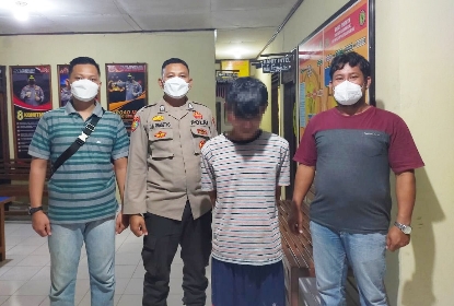 Bawa Narkoba di Tugu Selamat Datang, Seorang Pria Ditangkap Polsek Penawartama