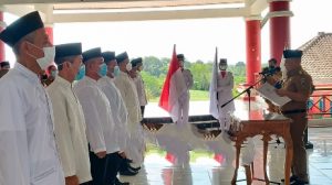 Bupati Lampung Selatan Nanang Ermanto Lantik Pimpinan BAZNAS Periode 2022 – 2027