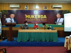 Walikota Eva dwiana Buka Musyawah Kerja Daerah MUI Kota Bandar Lampung