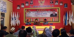 Anggota DPRD LAMSEL Dari Komisi II Ir. Halim Nasai Menggelar Reses I Di Desa Palembapang
