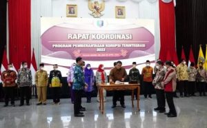 Rakor  Program Pemberantasan Korupsi Terintegrasi Provinsi Lampung  Tahun 2022