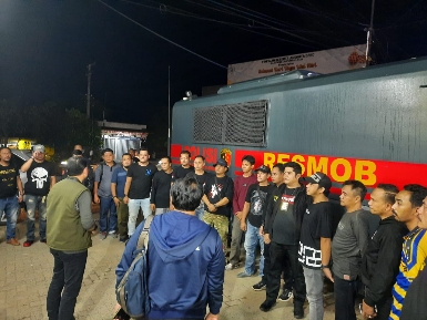 Beri Rasa Aman Pemudik, Tim Anti Begal Polda Lampung Patroli