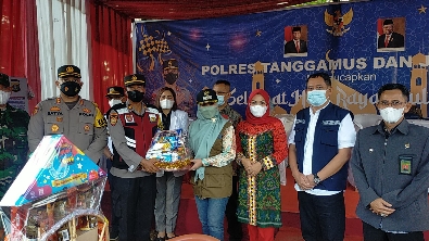 Bupati Tanggamus Bersama Forkopimda Tinjau Posko Mudik