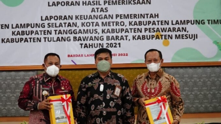 Lampung Selatan Kembali Meraih Opini Wajar Tanpa Pengecualian (WTP)