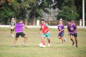 Kodim 0426/ Tuba Gelar Olahraga Sepak Bola