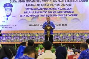 Gubernur Arinal Buka Rakor Badan Pendapatan Daerah bersama Perangkat Daerah Pengelola Pendapatan Provinsi Lampung