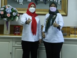 Wagub Chusnunia Menerima Audiensi Walikota Bandar Lampung Jelang Anniversary APEKSI Ke-22