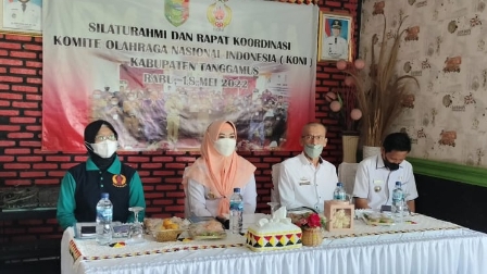 KONI Tanggamus Gelar Silaturahmi Dan Rakor