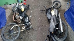 Satlantas Polres Tulang Bawang Olah TKP Kecelakaan Yang Akibatkan Dua Orang Luka-Luka