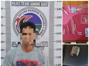 Satres Narkoba Polres Tulang Bawang Barat Amankan PNS Penyalahguna Narkoba