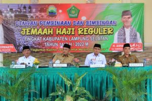 Kemenag Lampung Selatan Menggelar Pembinaan Dan Menasik Haji Haji Tahun 2022
