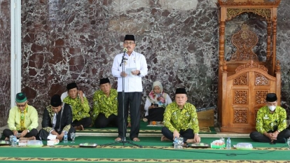 Pengajian Akbar Dan Doa Bersama Jelang Keberangkatan Calon Jamaah Haji  Lampung Selatan Tahun 2022