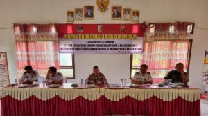 Koramil 426-04  Hadiri Rakor Forkopimcam Banjar Agung