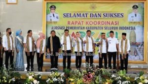 Bupati Tulang bawang Winarti hadiri Rakorwil Apkasi Korwil Lampung