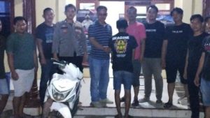 Polsek Rawajitu Selatan Tangkap Pemuda Pencuri Motor
