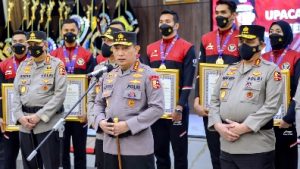 Kapolri Beri Penghargaan  Atlet Polri yang Sumbang Medali di Sea Games