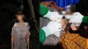 Seorang Pria KM (40) Warga Penawar Jaya Menghiri Hidup di Pohon Rambutan