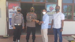 Polsek Lambu Kibang Terima Penyerahan Satu Pucuk Senjata Api Rakitan