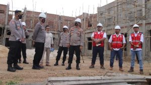 Kapolda Lampung Turun Langsung Cek Progress Pembangunan Mako Polres Pringsewu