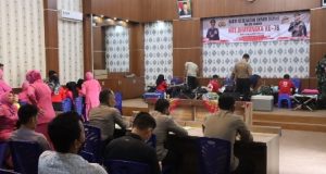 Sambut Hari Bhayangkara Ke-76, Polres Tulang Bawang Gelar Bakti Kesehatan