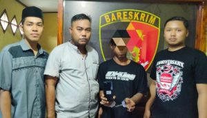 Polisi Bersama. Warga Tangkap Pemuda Mencuri di PT ILP Gedung Meneng