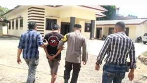 Polsek Talang Padang Tangkap Pencuri HP Modus Bobol Jendela