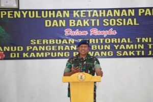 Serbuan TNI angkatan udara (AU) sudah memasuk Kampung Bawang Sakti Jaya, Tulang Bawang