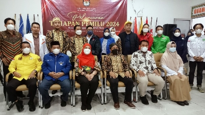 KPU Bandar Lampung Luncurkan Tahapan Pemilu 2024