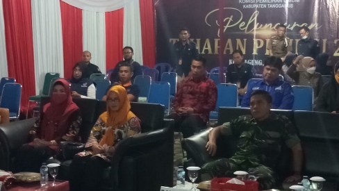 Bupati Tanggamus Hadiri Peluncuran Tahapan Pemilu 2024