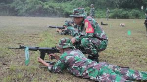 Kodim 0426/Tulang Bawang  Gelar Latihan Menembak