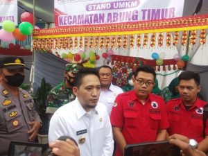 Banteng Muda Indonesia Lampung Utara Gelar Festival UMKM, Peserta Antusias