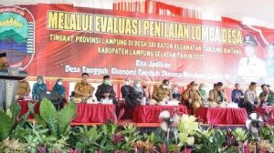Bupati Lampung Selatan Dampingi Tim Klarifikasi Lomba Desa Tingkat Provinsi Lampung