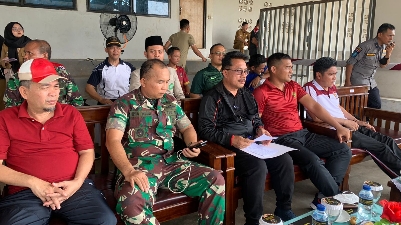 KODIM 0421/LS Adakan Liga Sepak Bola Santri Piala KASAD Tahun 2022