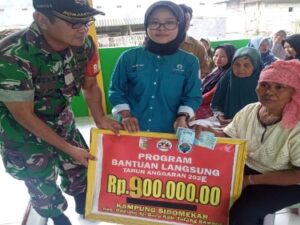 Oknum Keluarga PNS  Kampung Sidomekar Mau Minta Bagian BLT-DD