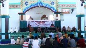 Sambut HUT Bhayangkara ke 76, Polres Tubaba Gelar Pengajian Do’a dan Santunan Anak Yatim