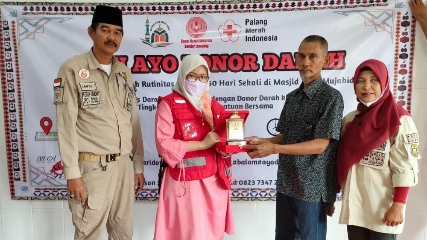 DDS Bandar Lampung Baksos Donor Darah di Masjid Jami’ Mujahidin