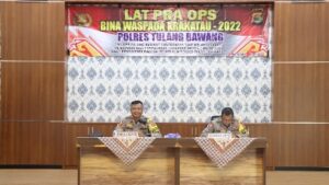 Polres Tulang Bawang Gelar Operasi Bina Waspada Krakatau 2022, Catat Tanggal dan Sasarannya